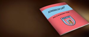 ADMISSION LIST FOR 2022 / 2023 ACADEMIC YEAR