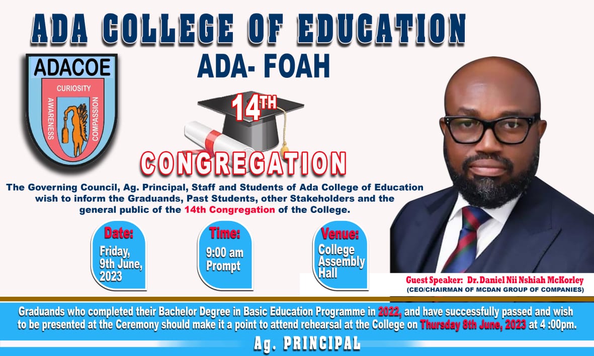 Ada College of Education 14th Congregation