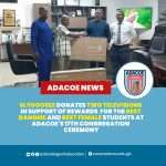 SLYDOOSEE Donates Two Televisions in Support of Awards for the Best Dangme and Best Female Students at AdaCoE’s 17th Congregation Ceremony