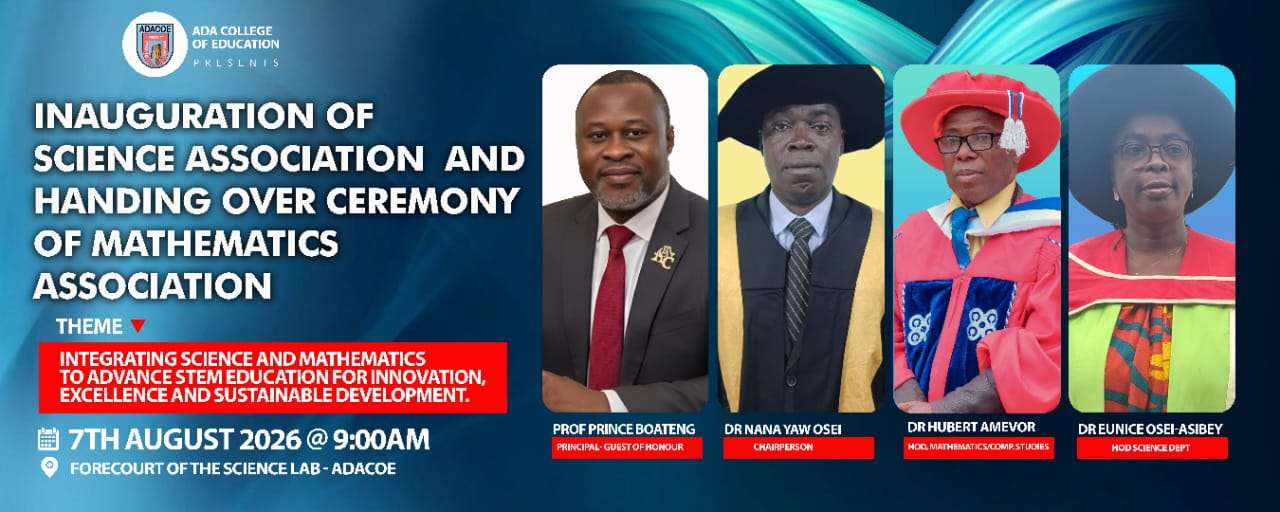 Report on The Inauguration of The Science Students’ Association (SCISA) And Handling Over Ceremony of The Mathematics Students Association (MASA) – on The 7th Day of August, 2026 at The Forecourt of The Science Department